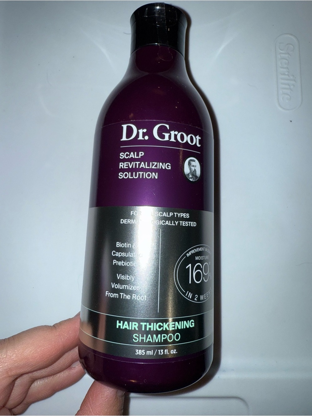 Dr. Groot Hair Thickening Shampoo, Korean Hair Care with Biotin, Rosemary Oil
